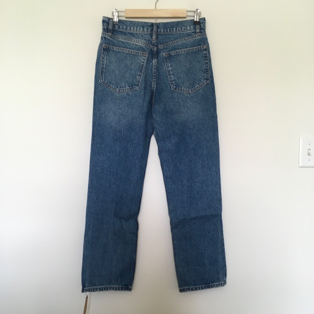 NWT Reformation Cynthia High Rise Straight Jeans in Colorado Sz 29 Button Fly - Picture 2 of 16